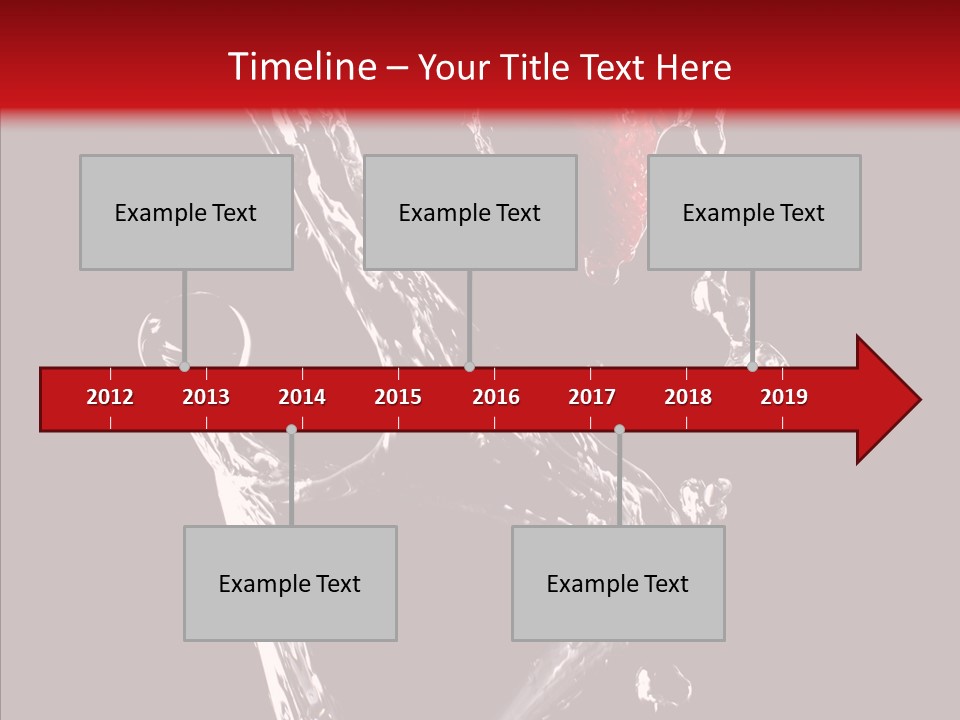 Wine Glass Service Health PowerPoint Template