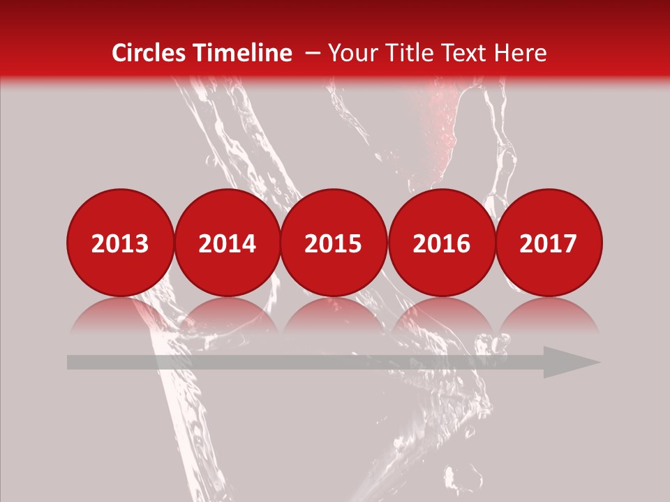 Wine Glass Service Health PowerPoint Template