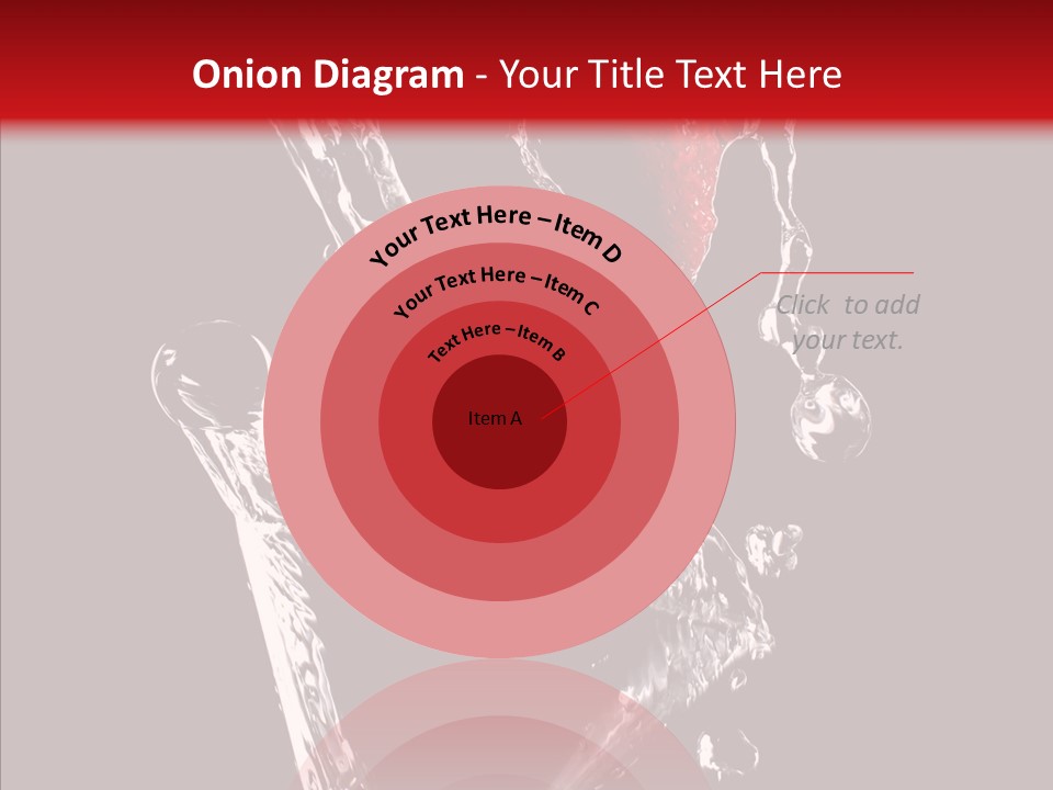 Wine Glass Service Health PowerPoint Template