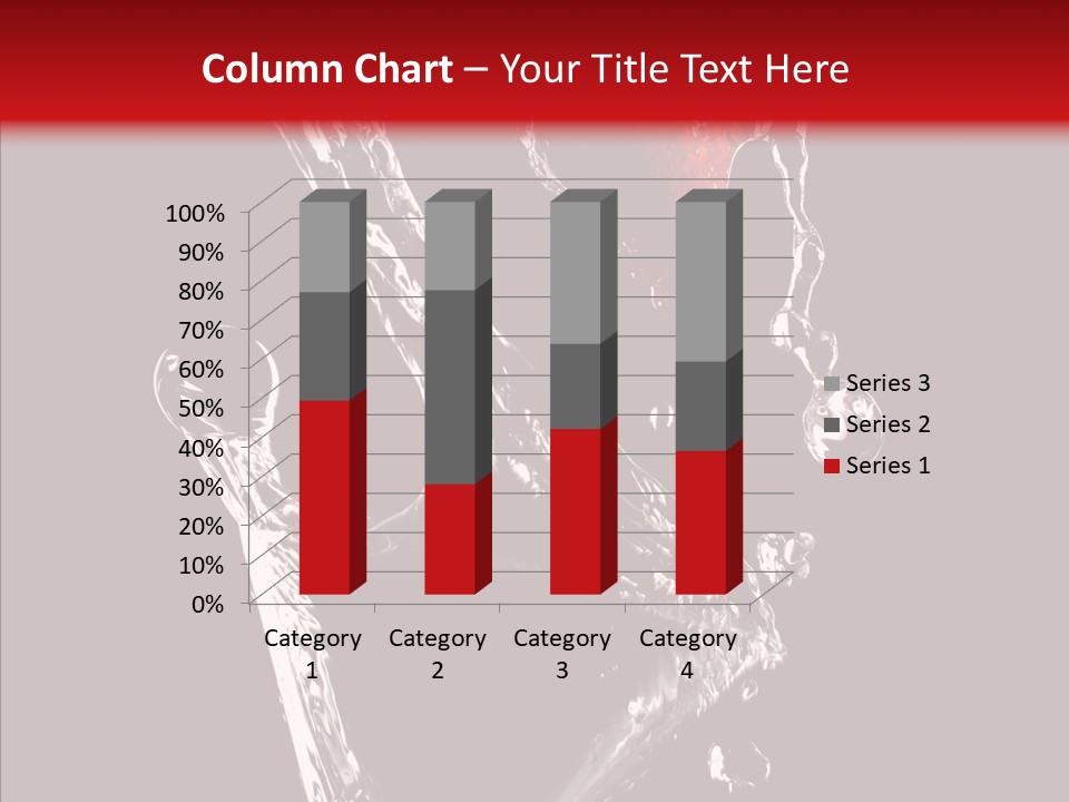 Wine Glass Service Health PowerPoint Template