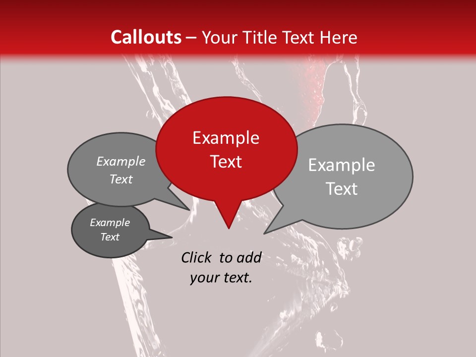 Wine Glass Service Health PowerPoint Template