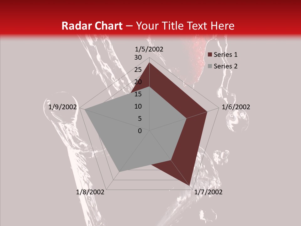Wine Glass Service Health PowerPoint Template