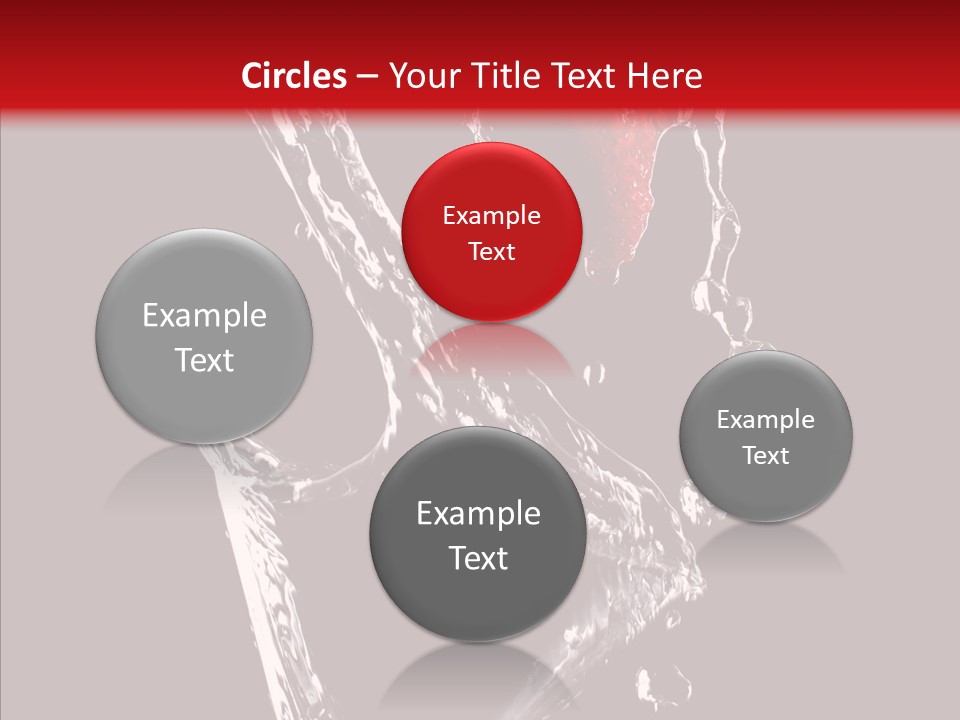 Wine Glass Service Health PowerPoint Template