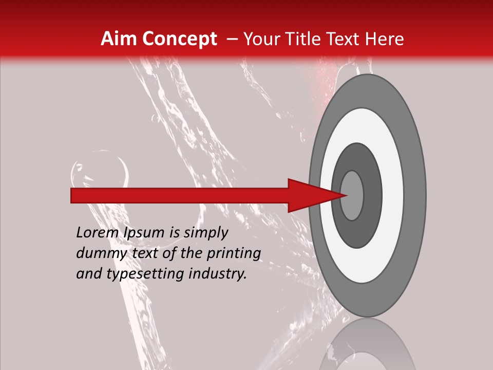 Wine Glass Service Health PowerPoint Template