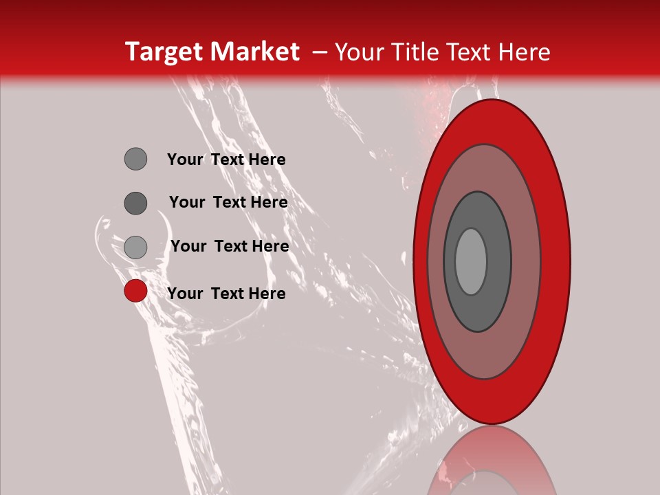 Wine Glass Service Health PowerPoint Template