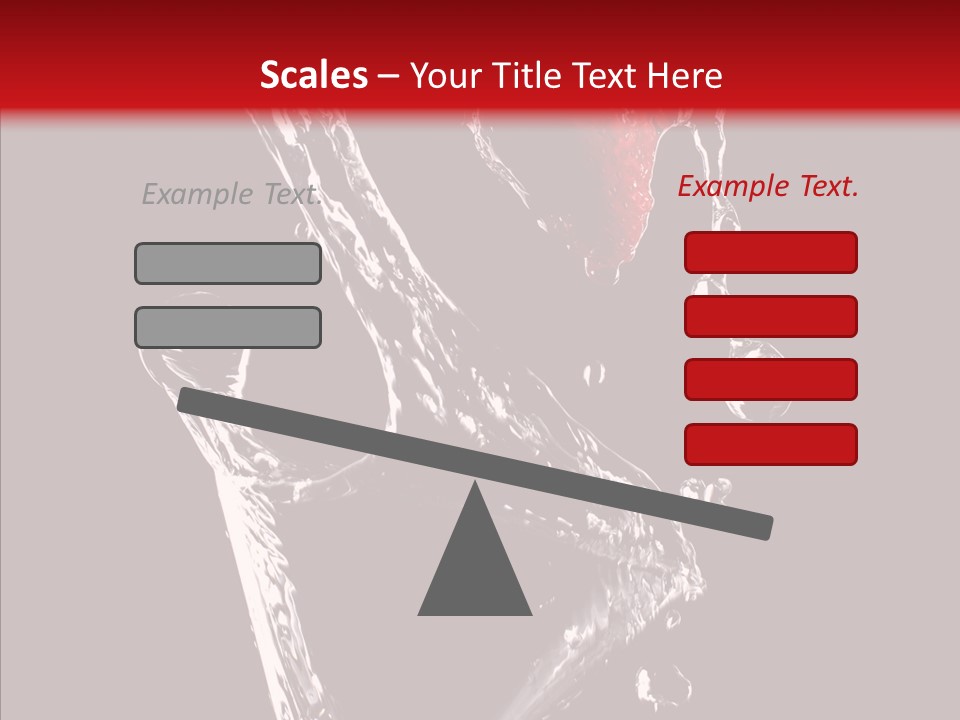 Wine Glass Service Health PowerPoint Template