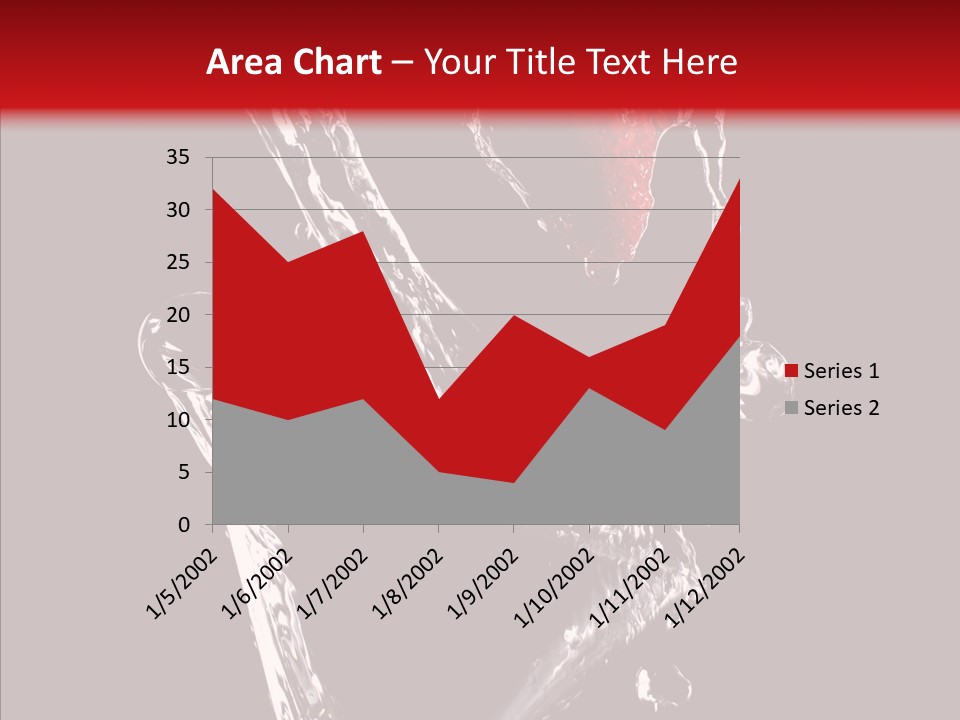 Wine Glass Service Health PowerPoint Template