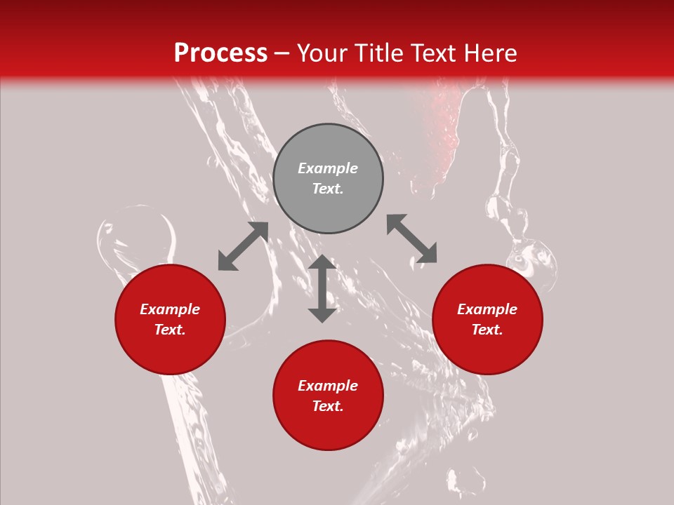 Wine Glass Service Health PowerPoint Template