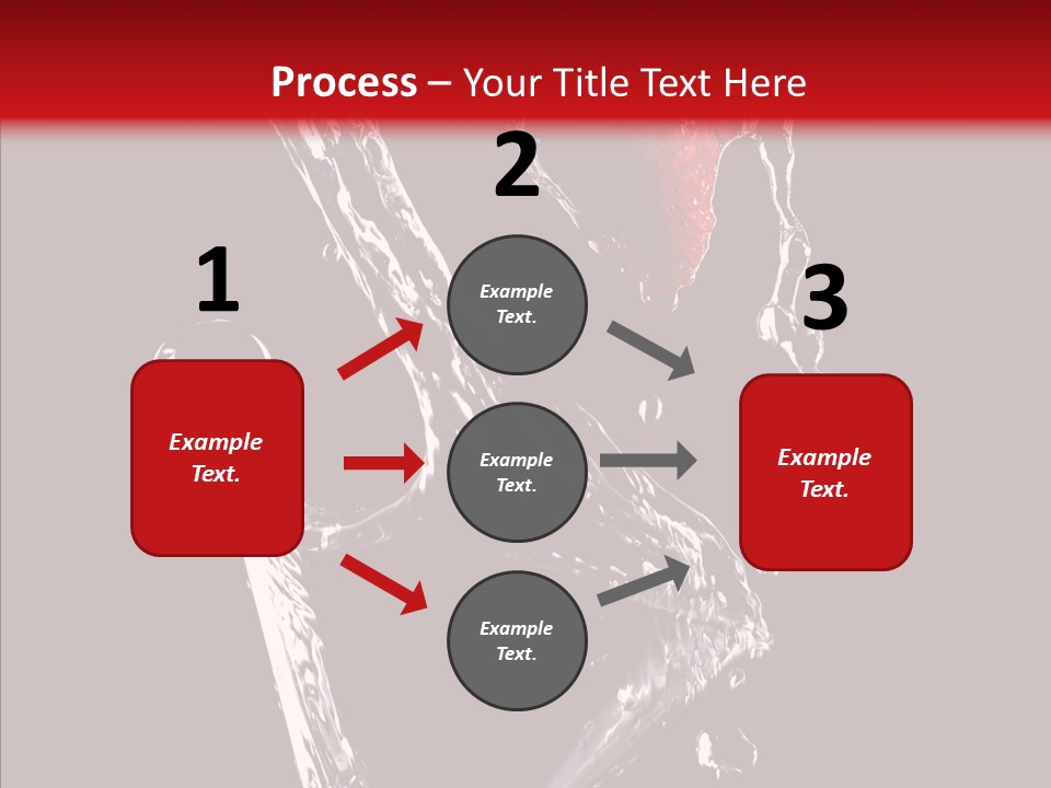 Wine Glass Service Health PowerPoint Template