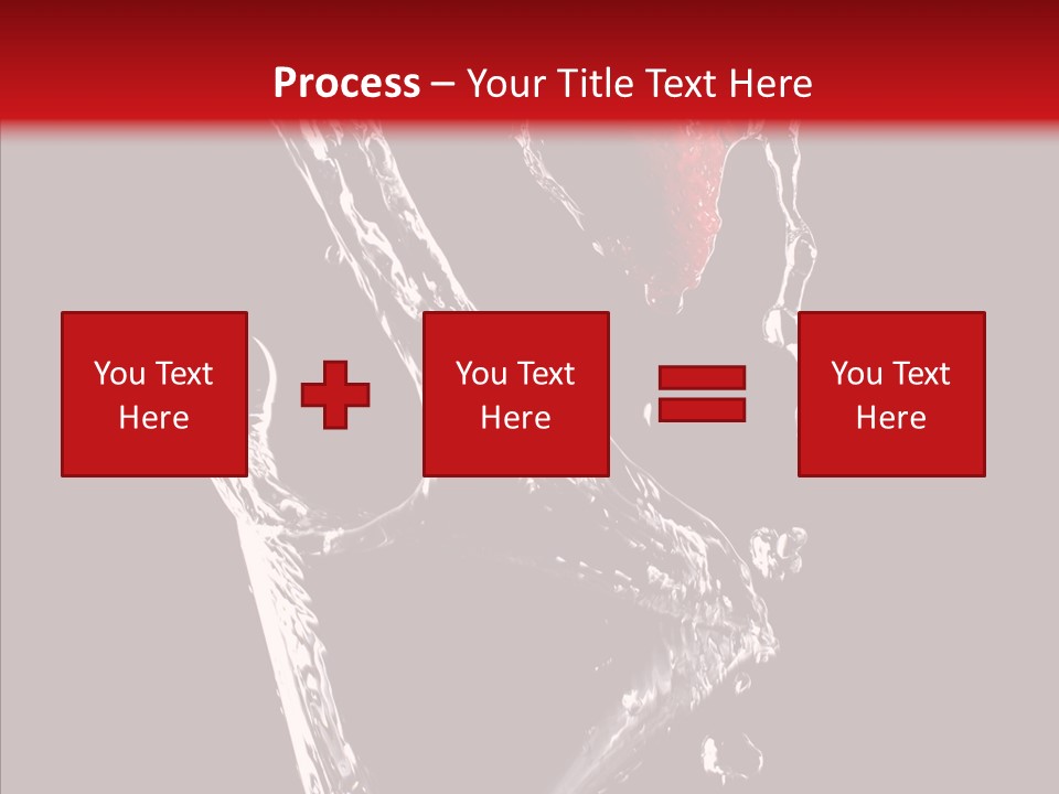 Wine Glass Service Health PowerPoint Template