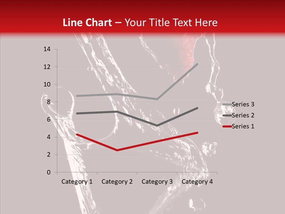 Wine Glass Service Health PowerPoint Template