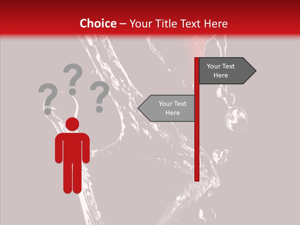 Wine Glass Service Health PowerPoint Template