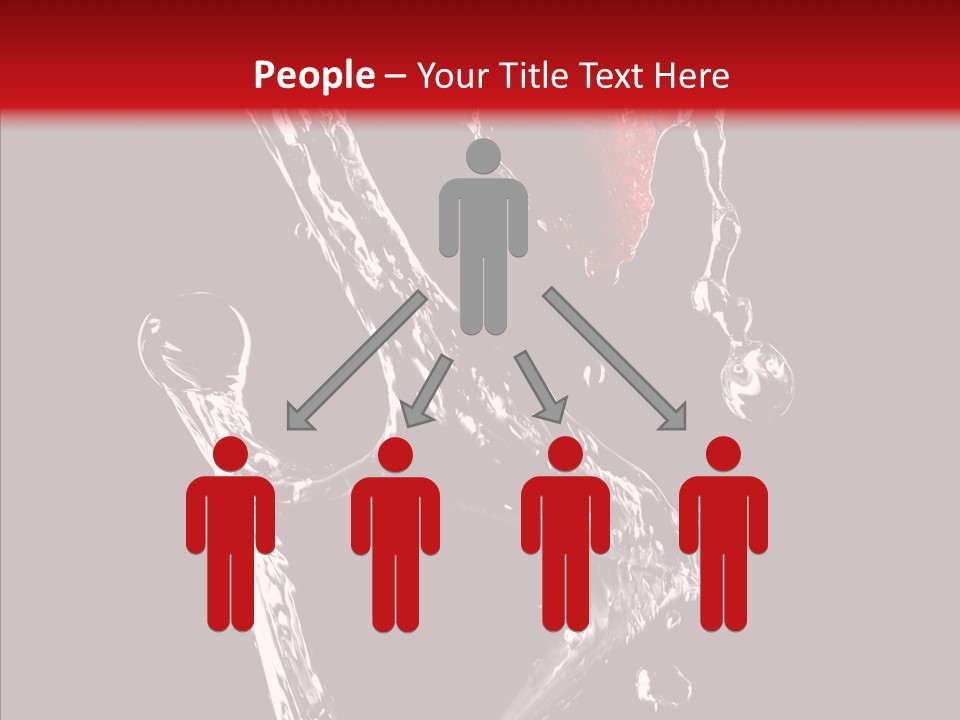 Wine Glass Service Health PowerPoint Template