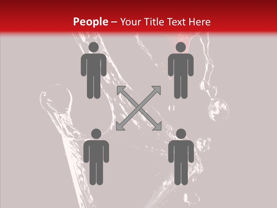 Wine Glass Service Health PowerPoint Template