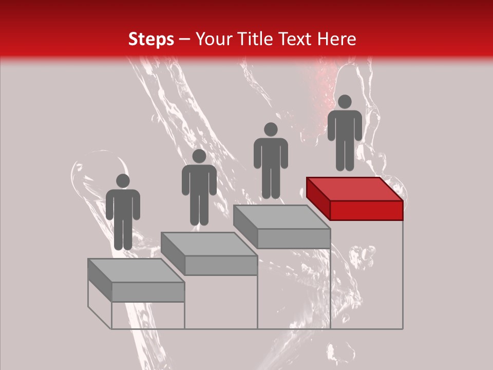 Wine Glass Service Health PowerPoint Template