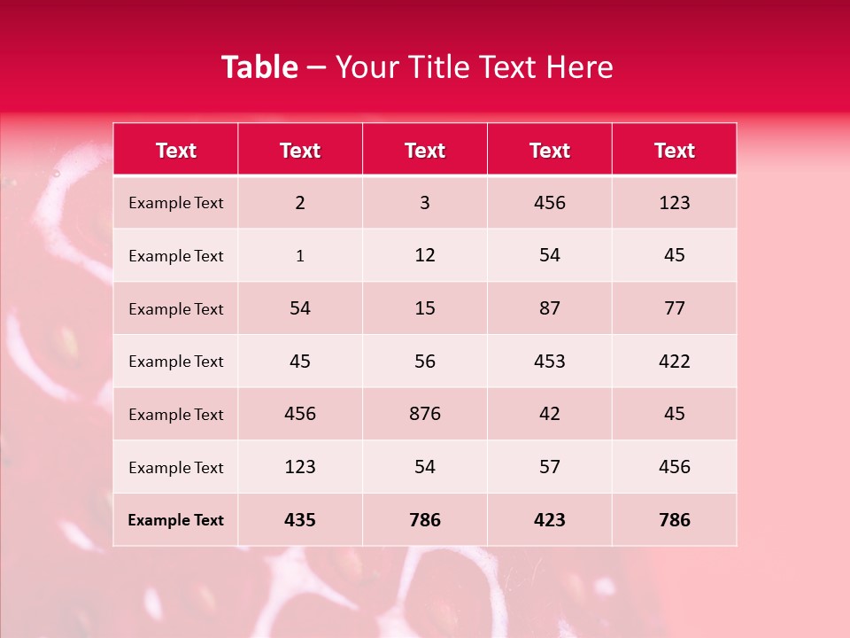 Eating Contrast Food PowerPoint Template