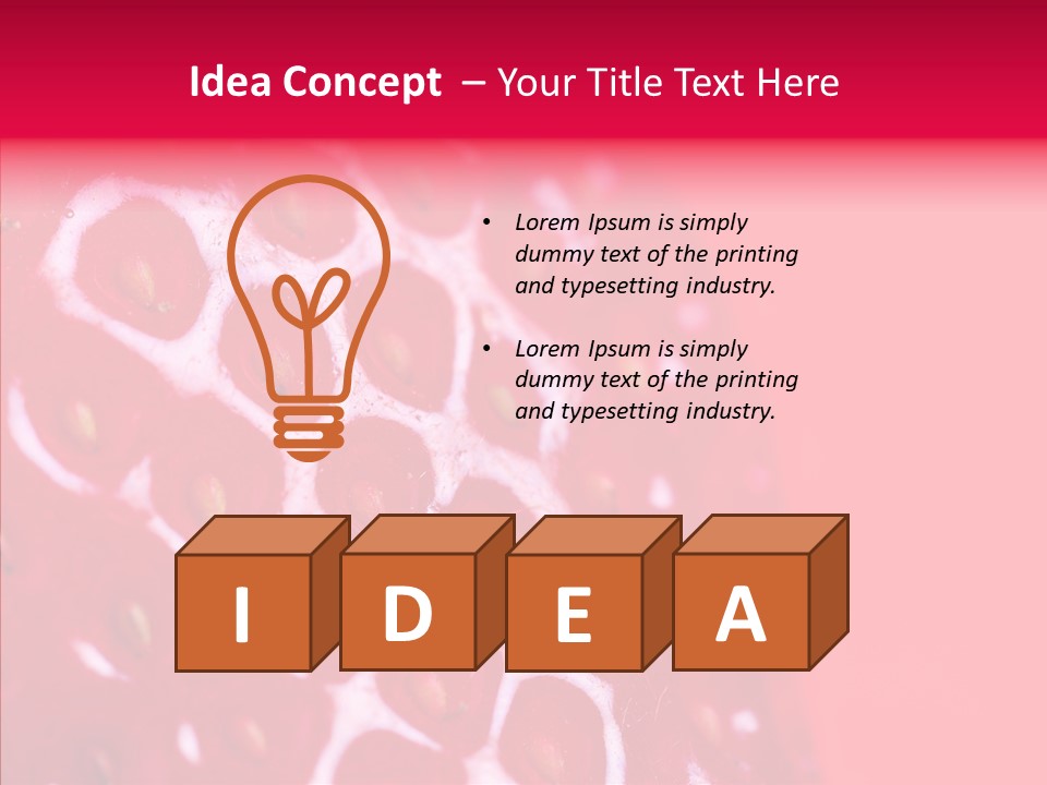 Eating Contrast Food PowerPoint Template