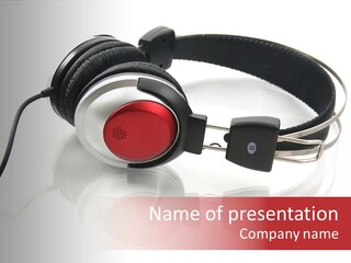 Mp Ear Beats PowerPoint Template