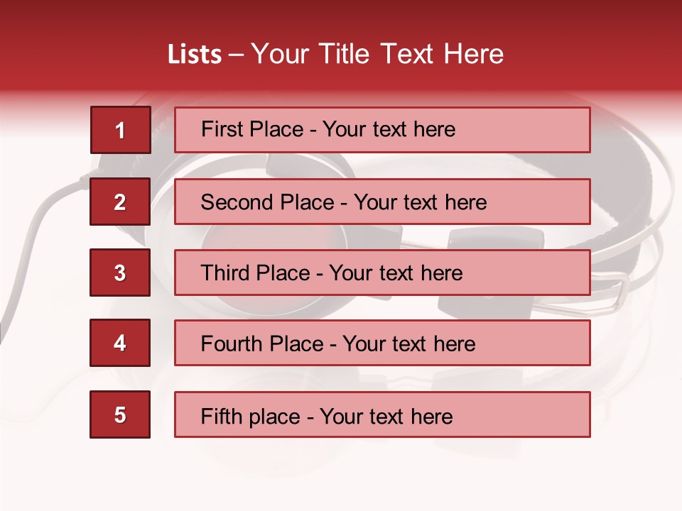 Mp Ear Beats PowerPoint Template