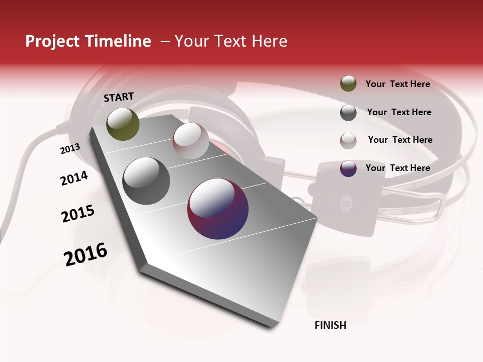 Mp Ear Beats PowerPoint Template