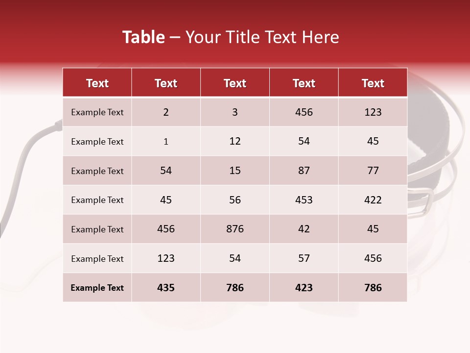 Mp Ear Beats PowerPoint Template