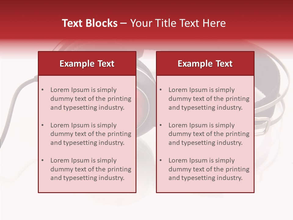 Mp Ear Beats PowerPoint Template