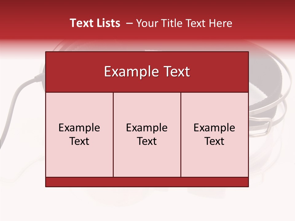 Mp Ear Beats PowerPoint Template