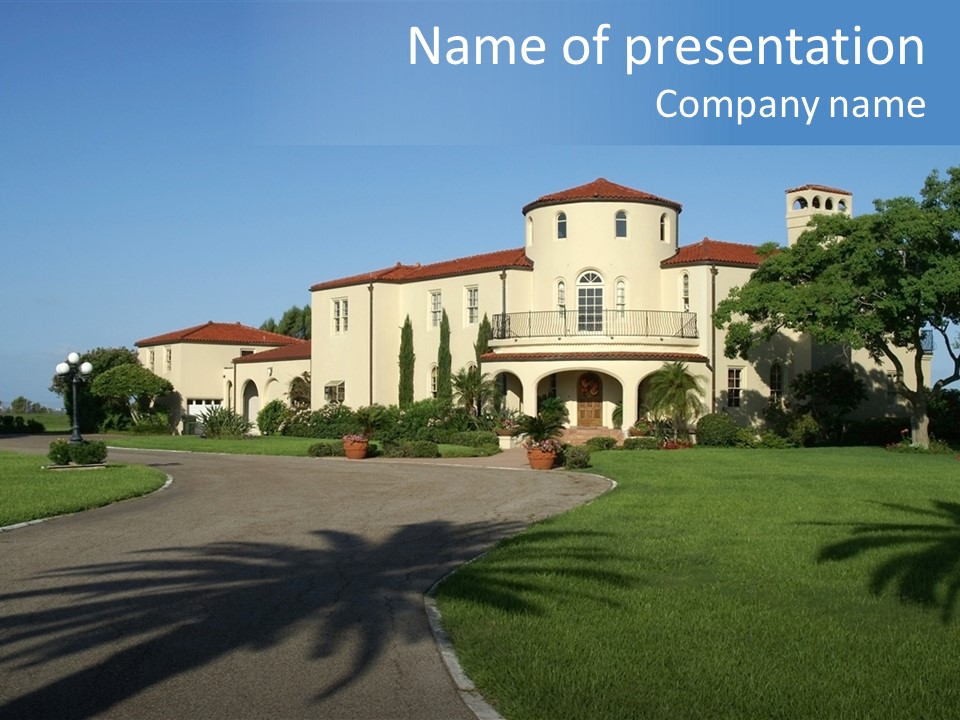 Realestate House Save PowerPoint Template