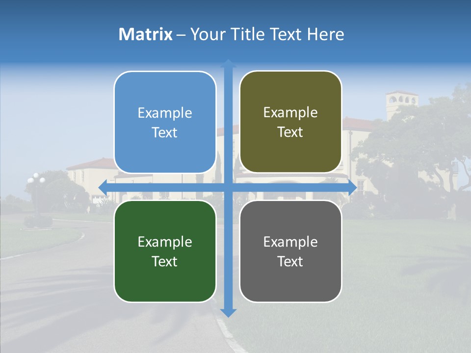 Realestate House Save PowerPoint Template
