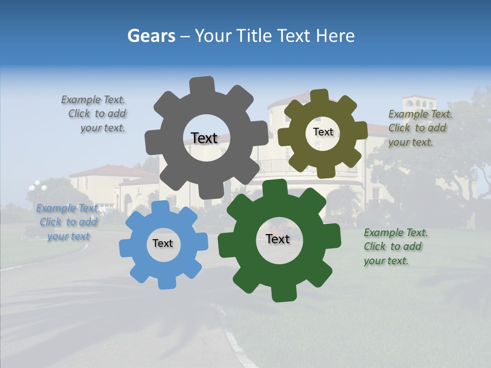 Realestate House Save PowerPoint Template