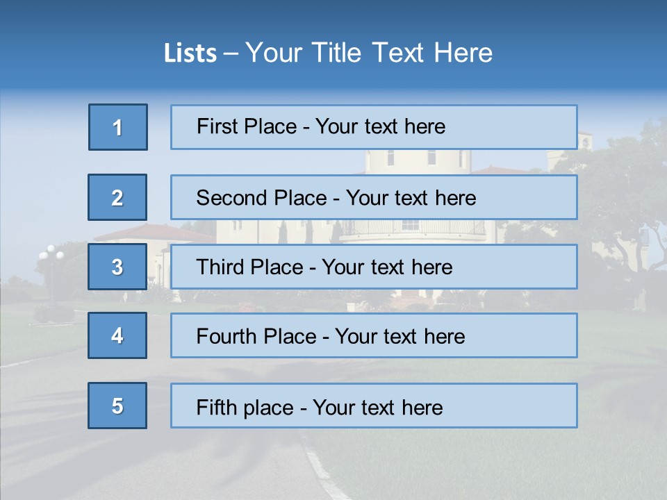 Realestate House Save PowerPoint Template