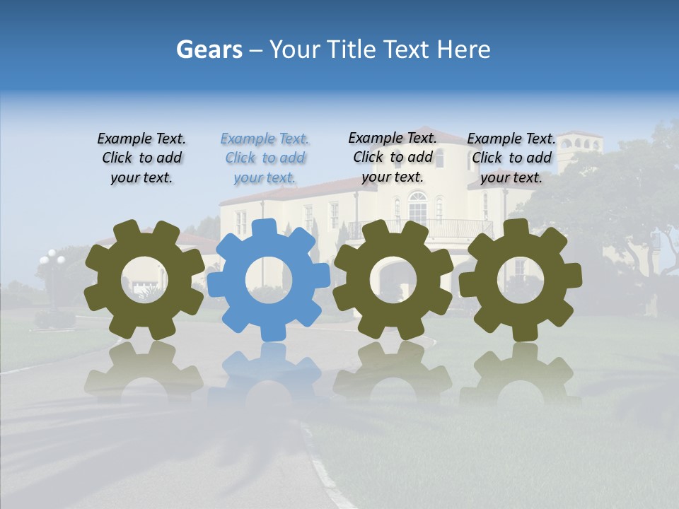 Realestate House Save PowerPoint Template