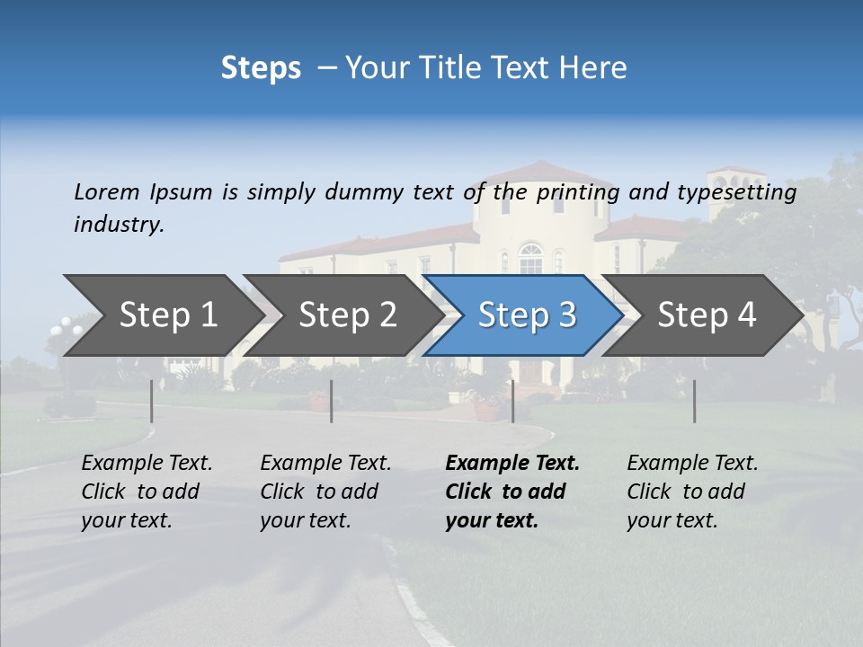 Realestate House Save PowerPoint Template