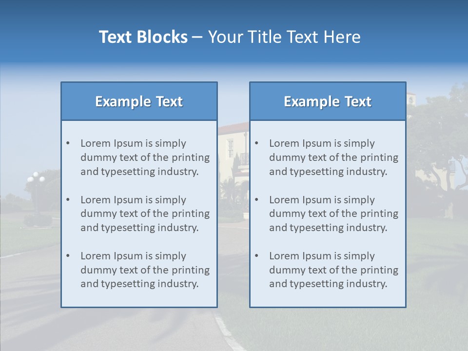 Realestate House Save PowerPoint Template
