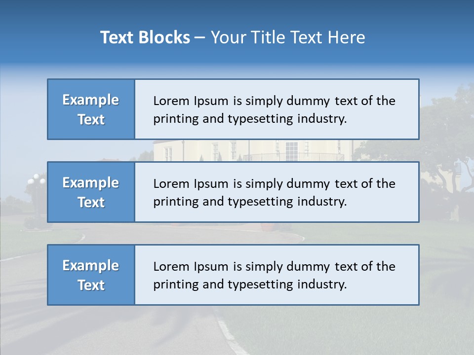 Realestate House Save PowerPoint Template