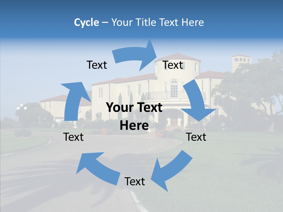 Realestate House Save PowerPoint Template