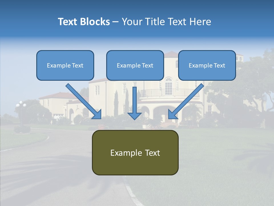 Realestate House Save PowerPoint Template