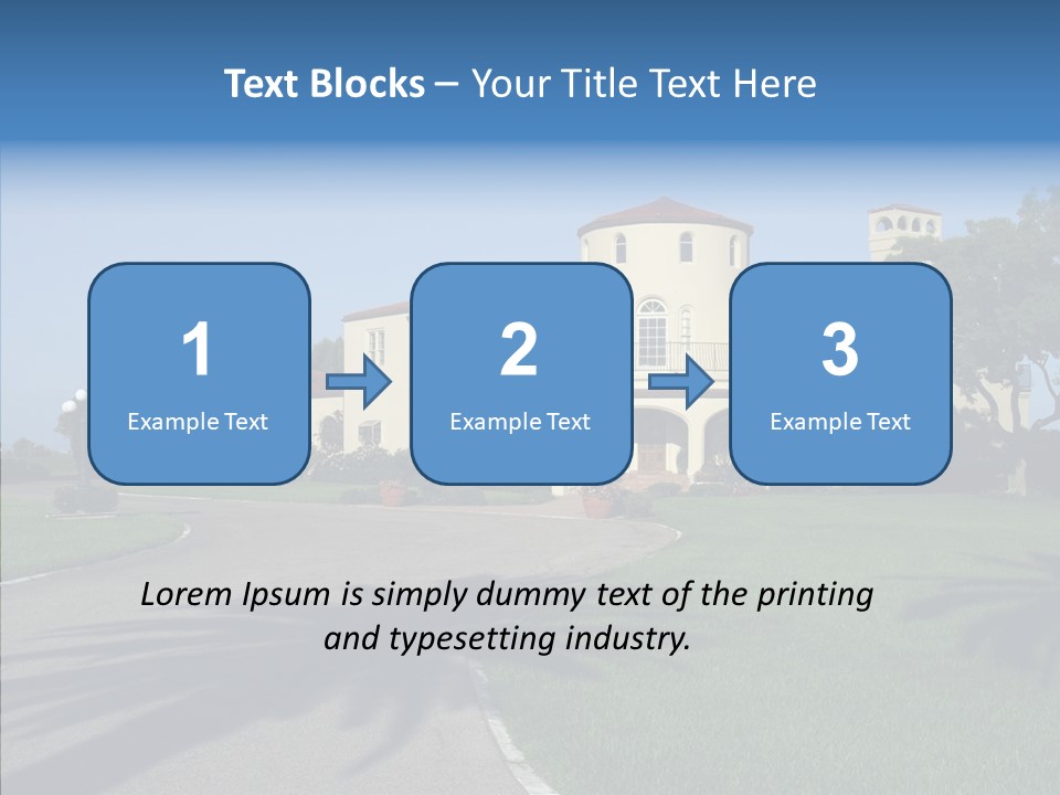 Realestate House Save PowerPoint Template
