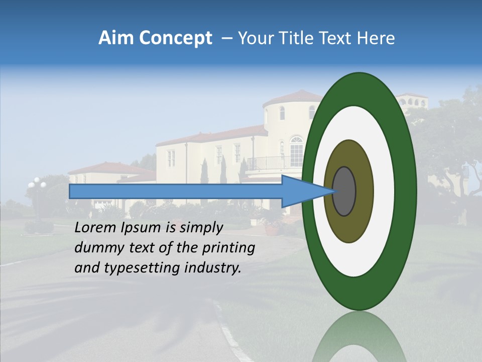 Realestate House Save PowerPoint Template