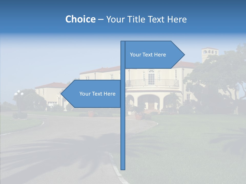Realestate House Save PowerPoint Template