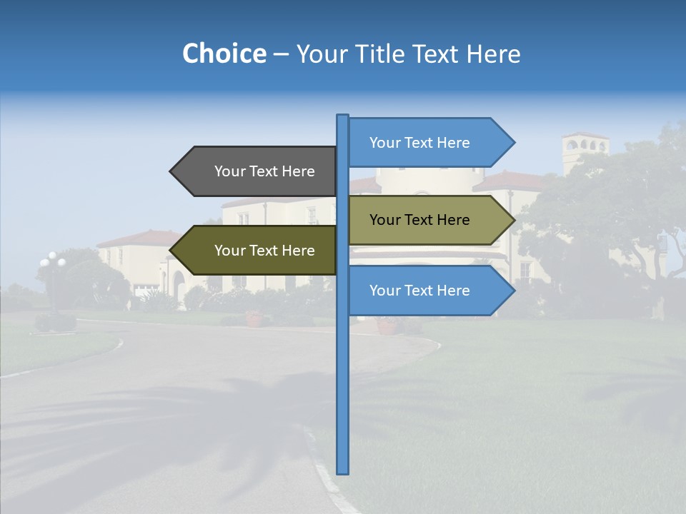 Realestate House Save PowerPoint Template