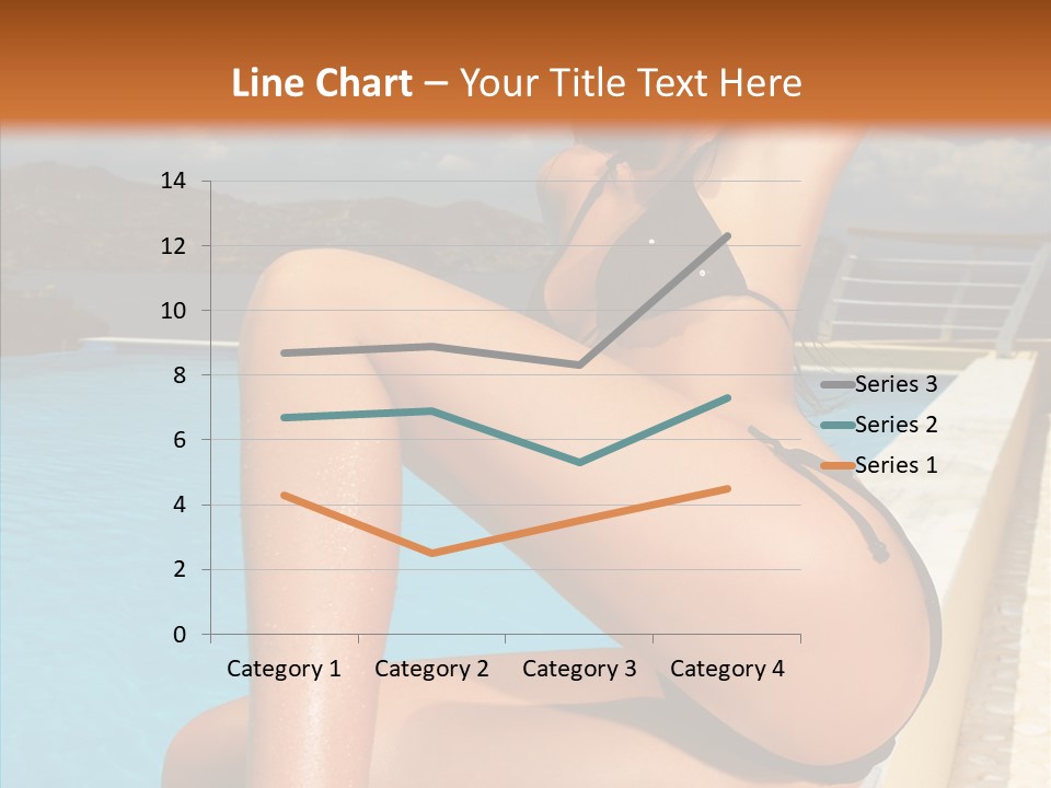 Care Sitting Pool PowerPoint Template