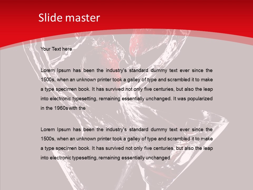 Color Glass Celebration PowerPoint Template