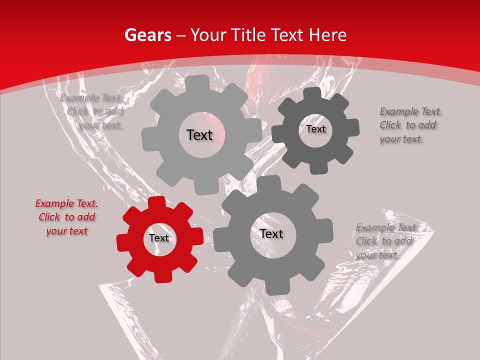 Color Glass Celebration PowerPoint Template