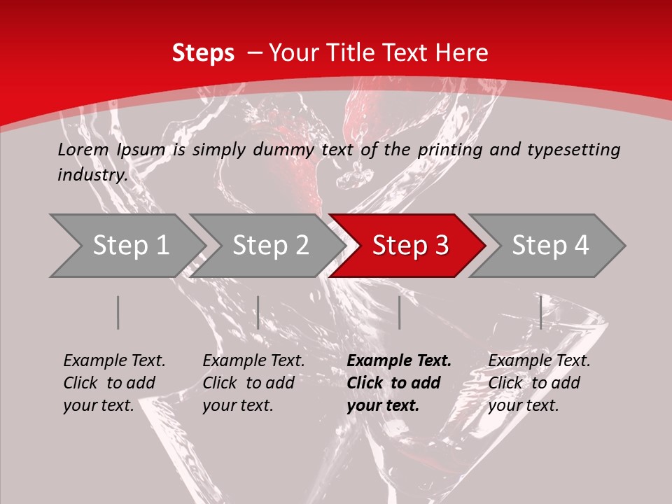 Color Glass Celebration PowerPoint Template