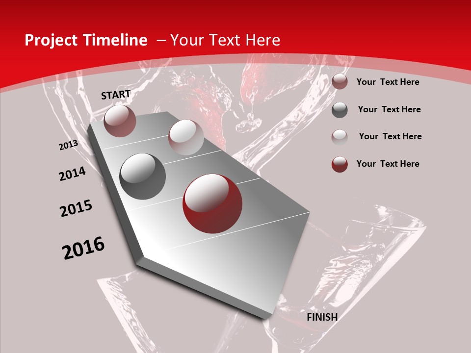 Color Glass Celebration PowerPoint Template