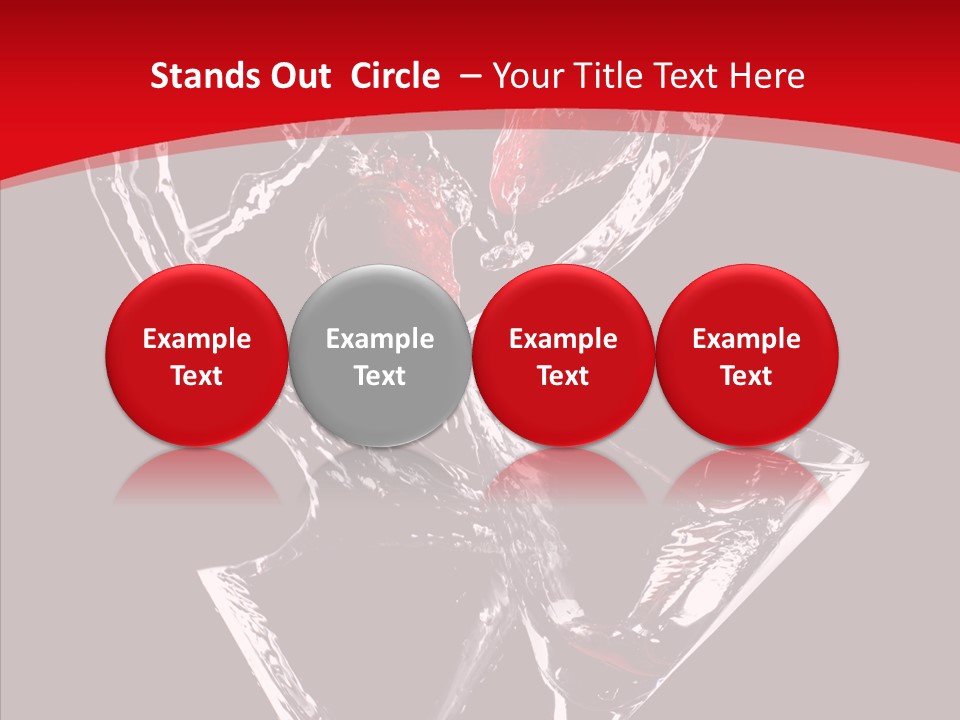 Color Glass Celebration PowerPoint Template