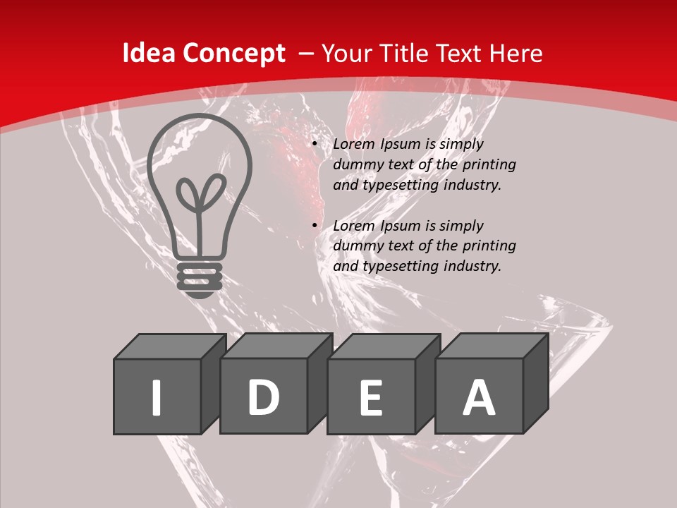 Color Glass Celebration PowerPoint Template