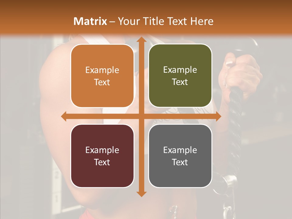 Buffed Gym Machines PowerPoint Template