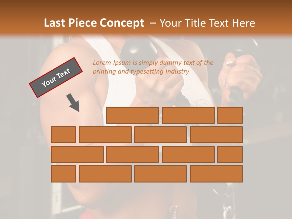 Buffed Gym Machines PowerPoint Template
